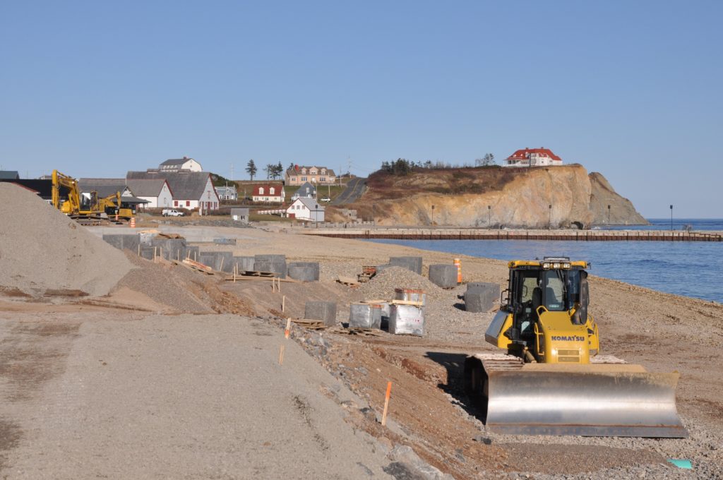 Les travaux de construction de la nouvelle promenade de Percé débutent cette semaine